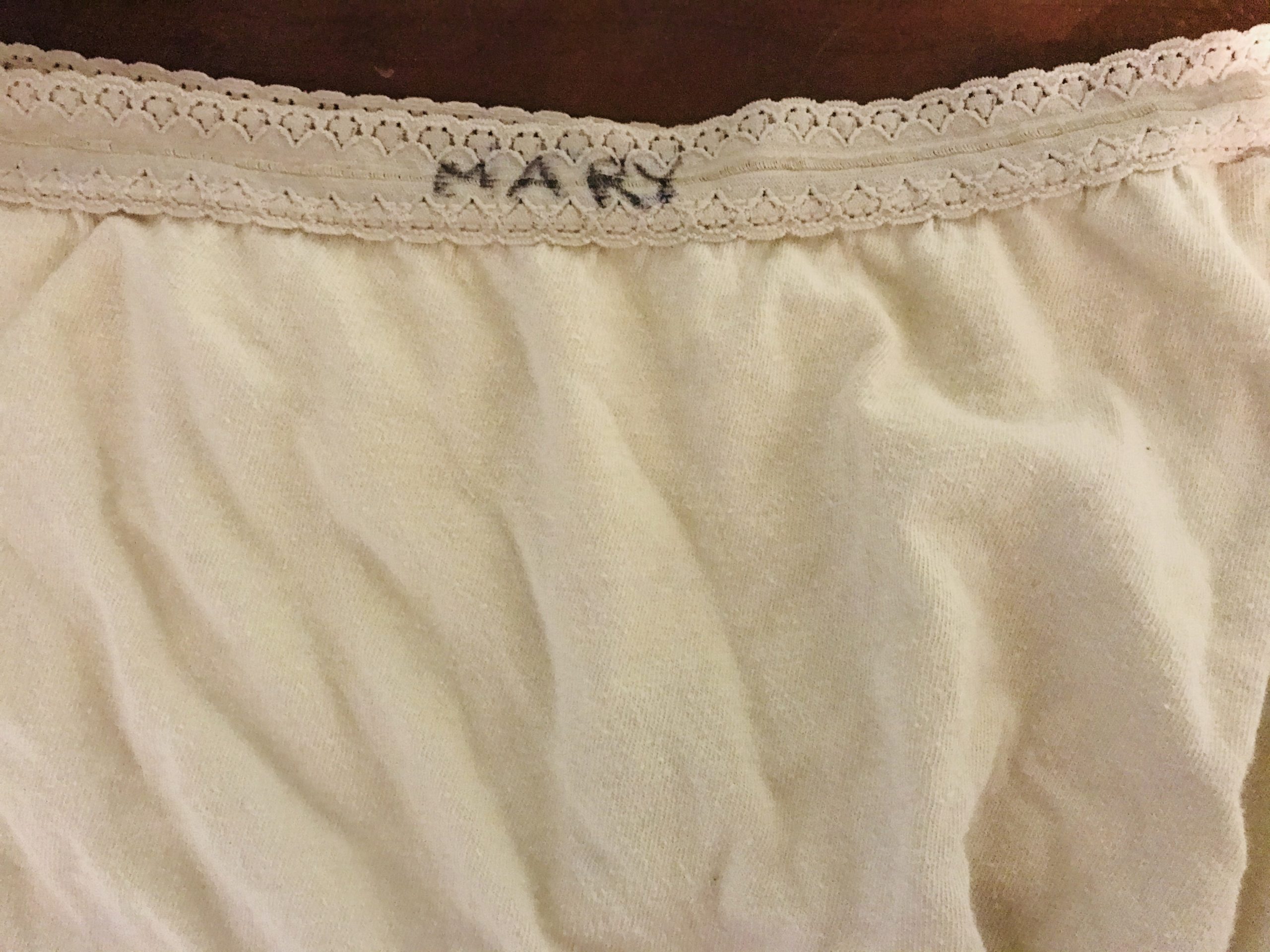 Christmas Funny Big Underwear Mama Undies Plus Size Granny Panties White